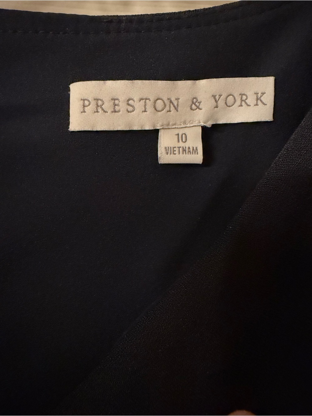 Preston & York Classic Black Sheath Dress - Elegant Women's Work Dress - Picture 2 of 2